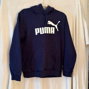 PUMA Men's Dark Blue Hoodie